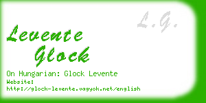 levente glock business card